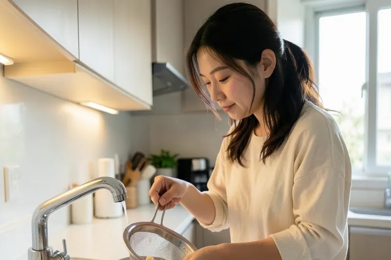 음식물 물기 제거